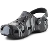 Vaikiški „Crocs Classic Camouflage Clog K“ klumpės, juoda/pilka spalva, 211879-0DD
