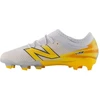Vaikiški futbolo bateliai New Balance Furon Team V9 FG, balti ir geltoni
