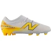 Vaikiški futbolo bateliai New Balance Furon Team V9 FG, balti ir geltoni