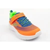 Vaikiški įsispiriami bateliai Skechers Microspec Advance, oranžiniai ir mėlyni