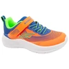 Vaikiški įsispiriami bateliai Skechers Microspec Advance, oranžiniai ir mėlyni