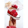 Vaikiški laisvalaikio batai su lipniais užsegimais Raudonos spalvos Bernie