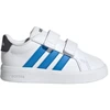 Vaikiški laisvalaikio bateliai Adidas Grand Court 3.0, balti, HP3536
