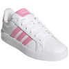 Vaikiški laisvalaikio bateliai Adidas Grand Court 3.0, balti su rožine spalva, HP3528