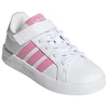 Vaikiški laisvalaikio bateliai Adidas Grand Court 3.0, balti ir rožiniai, JP9371