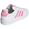 Vaikiški laisvalaikio bateliai Adidas Grand Court 3.0, balti su rožine spalva, HP3528