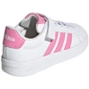 Vaikiški laisvalaikio bateliai Adidas Grand Court 3.0, balti ir rožiniai, JP9371