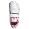 Vaikiški laisvalaikio bateliai Adidas Tensaur Sport 3.0, balti su rožine spalva, JQ1844