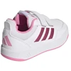 Vaikiški laisvalaikio bateliai Adidas Tensaur Sport 3.0, balti su rožine spalva, JQ1844