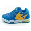 Vaikiški „Leomil“ sportiniai bateliai „Pokemon“, lengvi, su „velcro“ užsegimu ir LED lemputėmis, mėlyni
