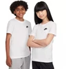 Vaikiški marškinėliai Nike Sportswear, balti, FZ5177 100