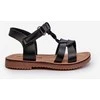 Vaikiški Sarniema sandalai su Velcro užsegimu, juodi
