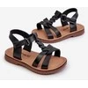 Vaikiški Sarniema sandalai su Velcro užsegimu, juodi
