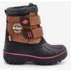 Vaikiški sniego batai su Velcro užsegimu Lee Cooper rudos spalvos