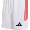 vaikiški šortai Tiro 26 League balti ir raudoni KR0364 adidas