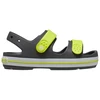Vaikiškos basutės Crocs Crocband Cruiser, grafito ir geltonos spalvos