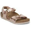 Vaikiškos basutės su kulno dirželiu Birkenstock Rio AS