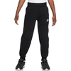 Vaikiškos kelnės Nike Club Fleece, juodos spalvos, FD3019 010