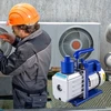 VEVOR 4.8 CFM vakuumo siurblys šaldymo sistemai su manometru