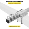 VEVOR Aliuminės C formos valties gidų juostos – komplektas (2 vnt.), aukštis 52 cm, reguliuojamas plotis ±19 cm