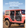 Vamzdinės durys VEVOR Jeep Wrangler JK JKU (2007-2018), 4 durų komplektas
