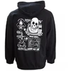 Vans Juodas Crazy Eddy 66 Laisvo Kirpimo Megztinis su Gobtuvu - VN000JE7BLK