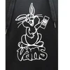 Vans Juodas Crazy Eddy 66 Laisvo Kirpimo Megztinis su Gobtuvu - VN000JE7BLK