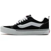 Vans Knu Skool Vyriški sportbačiai, Juodi/Tiesiai Balti (VN0009QC6BT)