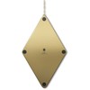 Veidrodis žalvarinis DIMA DIAMOND BRASS