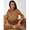 Veliūrinis komplektas moterims RV-KMPL-8286.40-camelowy