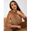 Veliūrinis komplektas moterims RV-KMPL-8286.40-camelowy