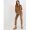 Veliūrinis komplektas moterims RV-KMPL-8443.98P-camelowy