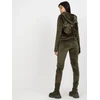 Veliūrinis komplektas moterims RV-KMPL-8443.98P-khaki