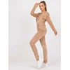 Veliūrinis komplektas moterimsRV-KMPL-6087-1.95P-smėlio spalva