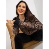 Veliūrinis laisvalaikio kostiumėlis moterims -WN-KMPL-8141.11X-ciemny bezowy