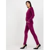 Veliūrinis treningas moterims RV-KMPL-6083.05-violetinė