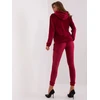 Veliūrinis treningas moterims RV-KMPL-6084.92P-bordinė