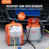 VEVOR Šaldymo skysčio atgavimo 13,6kg balionas 400 PSI Y vožtuvas