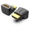 Vention HDMI adapterio ventiliacija AIOB0 90 laipsnių vyriškas ir moteriškas (juodas)