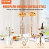 VEVOR 10 vnt. 55 cm kristaliniai vestuvių stendai gėlėms