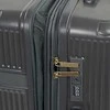 Kelioninis Vidutinio dydžio tamsiai pilnas lagaminas kelionėms iš ABS plastiko Solier