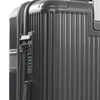 Kelioninis Vidutinio dydžio tamsiai pilnas lagaminas kelionėms iš ABS plastiko Solier