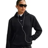 Vidutinio svorio moteriškas džemperis Nike Studio Fleece, juodas, IM8100 001