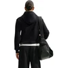 Vidutinio svorio moteriškas džemperis Nike Studio Fleece, juodas, IM8100 001
