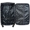 Kelioninis Solier Luggage Vidutinis lagaminas M 23 Solier SOFTFLEX STL2240 - juodas ir rudas