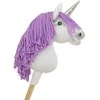 Vienaragis ant lazdos su violetine karčiais ir sidabriniu ragu Hobby Horse