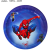Vienkartinės lėkštutės „Žmogus voras” (Spiderman) 23cm – 10 vnt