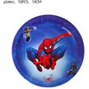 Vienkartinės lėkštutės „Žmogus voras” (Spiderman) 18cm – 10 vnt