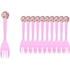Vienkartinės šakutės Barbie, 10 vnt.