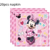 Vienkartinės servetėlės Minnie Mouse, 20 vnt.